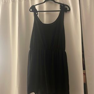 Black tie romper